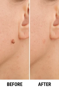 Skin tags removal Northwood Hills before and after