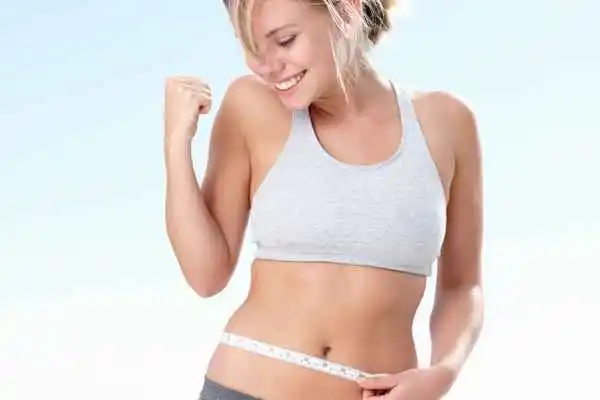 woman happy after fat reduction treatment Northwood Hills